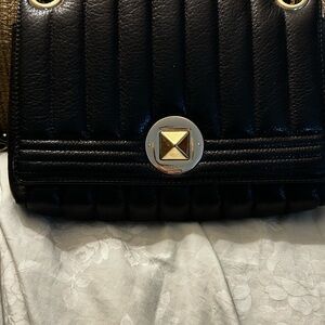 Kate Spade Black Quilted Shoulder Bag